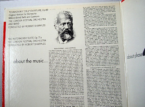 Tchaikovsky* - The London Festival Orchestra* And Band*, Robert Sharples* : Tchaikovsky "1812" Overture Op. 49 + The Nutcracker Suite, Op. 71a (LP, Album)