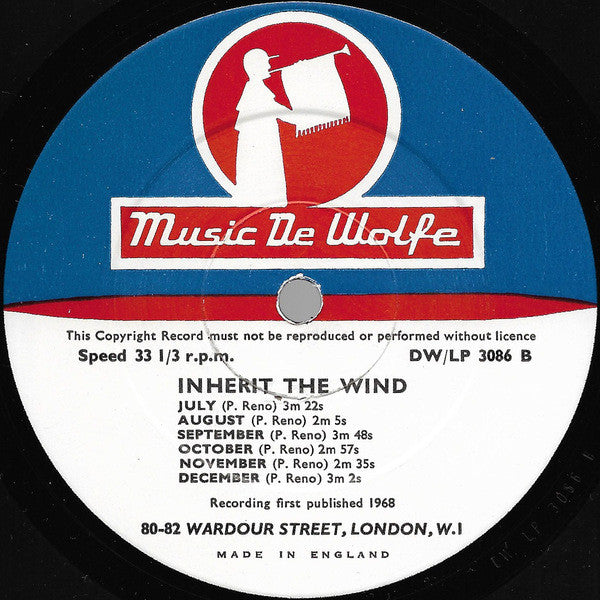 The International Studio Orchestra : Inherit The Wind (LP)