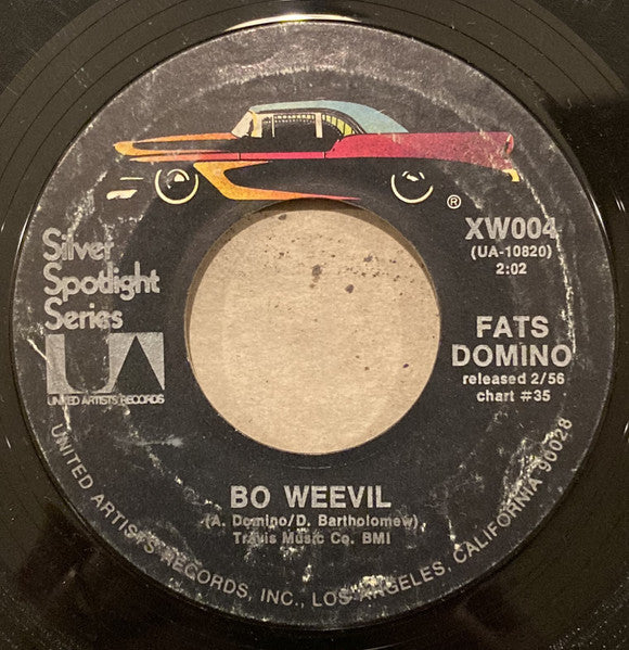 Fats Domino : Blueberry Hill / Bo Weevil (7", Single, RE)