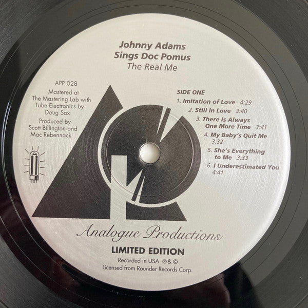 Johnny Adams : Johnny Adams Sings Doc Pomus: The Real Me (LP, Album, Ltd, Num, RE, 180)