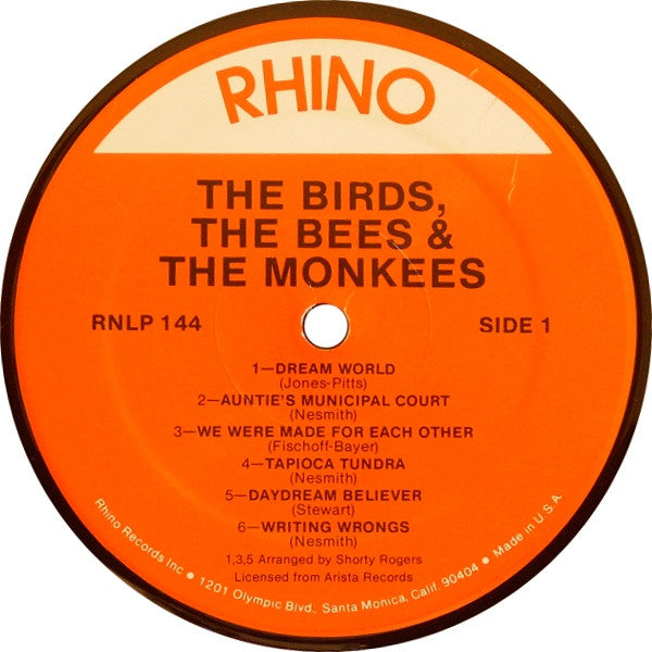The Monkees : The Birds, The Bees & The Monkees (LP, Album, RE, ELA)