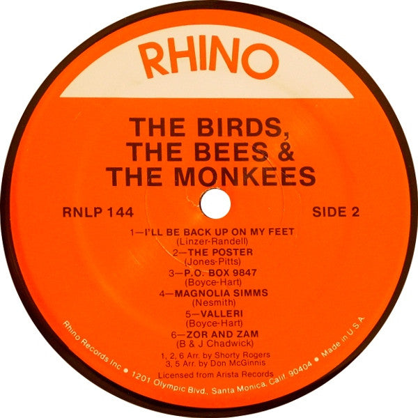 The Monkees : The Birds, The Bees & The Monkees (LP, Album, RE, ELA)
