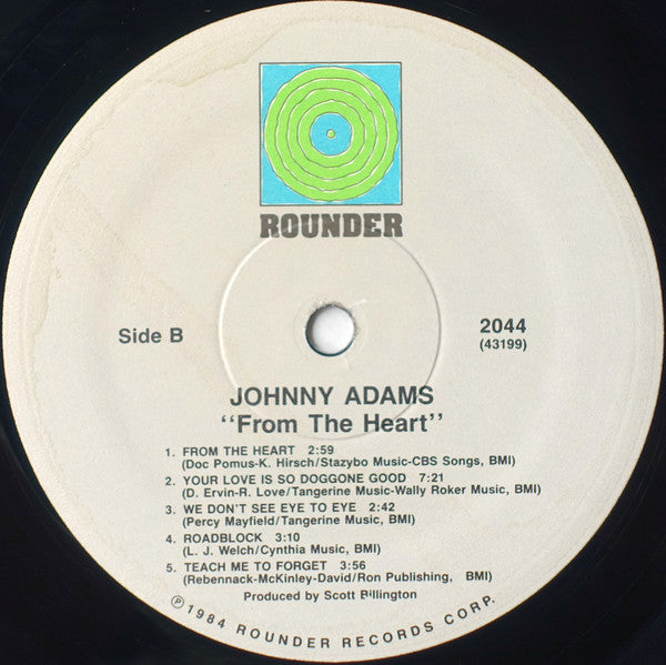 Johnny Adams : From The Heart (LP, Album)