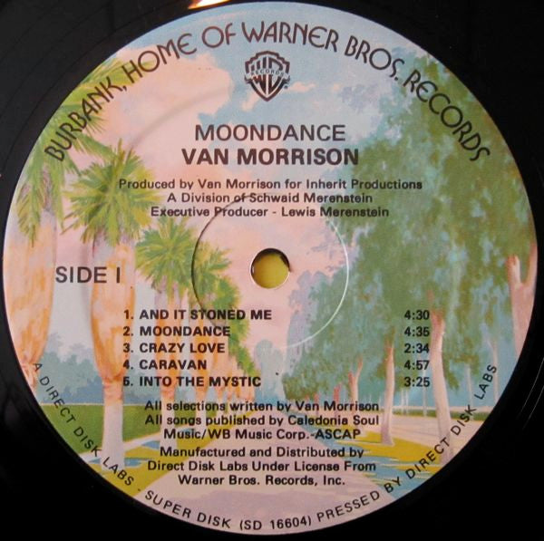 Van Morrison : Moondance (LP, Album, RE, RM, Hal)