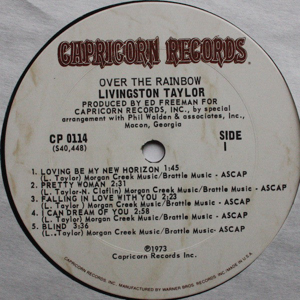 Livingston Taylor : Over The Rainbow (LP, Album, Pit)