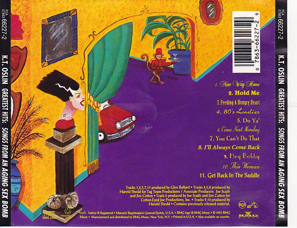 K.T. Oslin : Greatest Hits: Songs From An Aging Sex Bomb (CD, Comp)