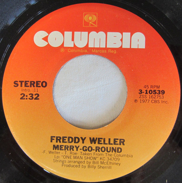 Freddy Weller : Merry-Go-Round (7")