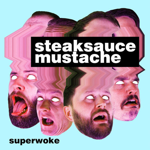 Steaksauce Mustache : Superwoke (LP, Album, Ltd, RP, Mil)