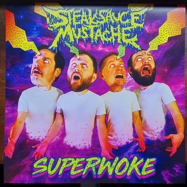 Steaksauce Mustache : Superwoke (LP, Album, Ltd, RP, Mil)