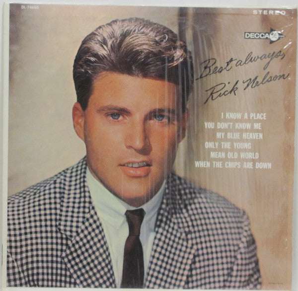 Rick Nelson* : Best Always (LP, Album, Pin)