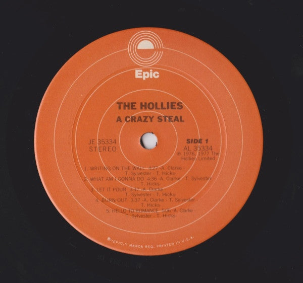 The Hollies : A Crazy Steal (LP, Album, Ter)