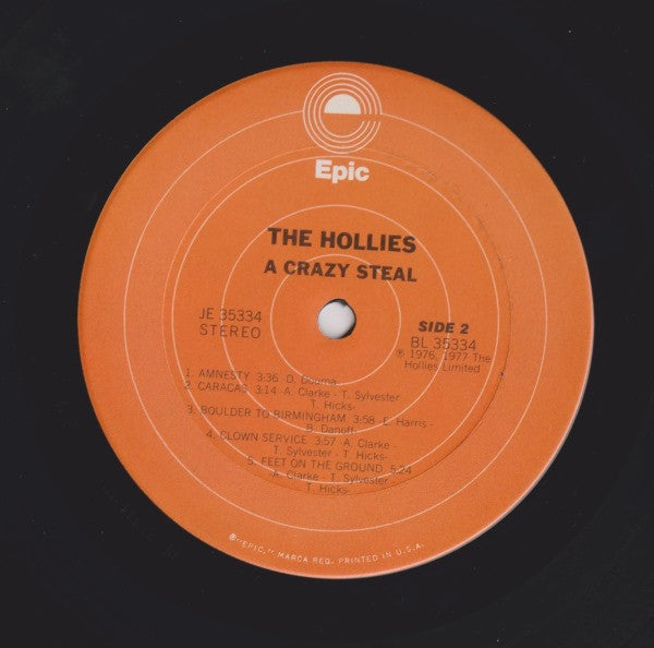 The Hollies : A Crazy Steal (LP, Album, Ter)