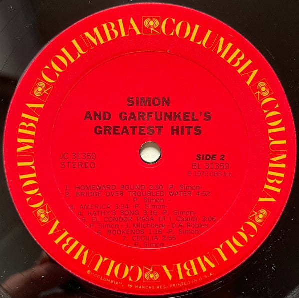 Simon & Garfunkel : Simon And Garfunkel's Greatest Hits (LP, Comp, RE, Pit)