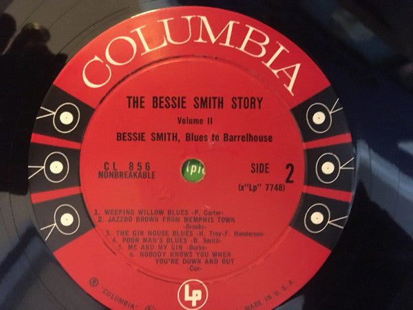 Bessie Smith : The Bessie Smith Story - Volume 2 (LP, Comp, Mono, RE, Six)