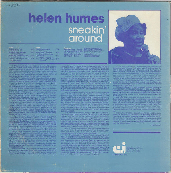 Helen Humes : Sneakin' Around (LP, Album)