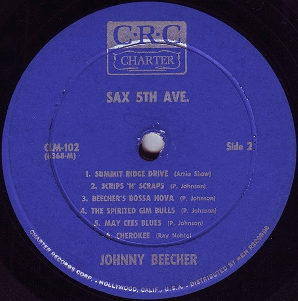 Johnny Beecher : Sax 5th Ave. (LP, Album, Mono)