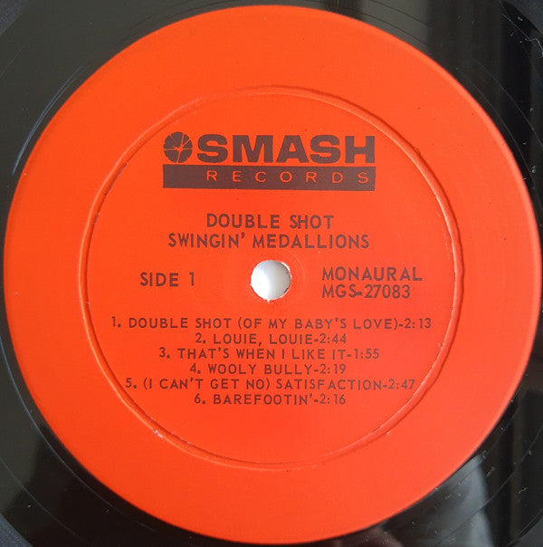 Swingin' Medallions : Double Shot (Of My Baby's Love) (LP, Album, Mono)