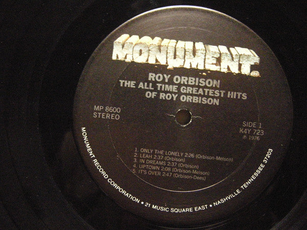 Roy Orbison : The All Time Greatest Hits Of Roy Orbison (2xLP, Comp, RE)