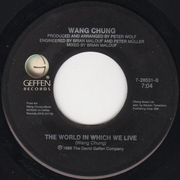 Wang Chung : Let's Go (7", Single, Spe)