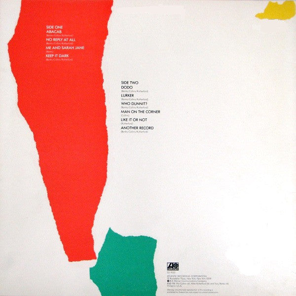Genesis : Abacab (LP, Album, A)