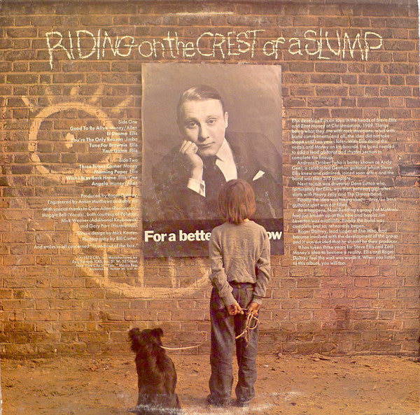 Ellis (6) : Riding On The Crest Of A Slump (LP, Album)