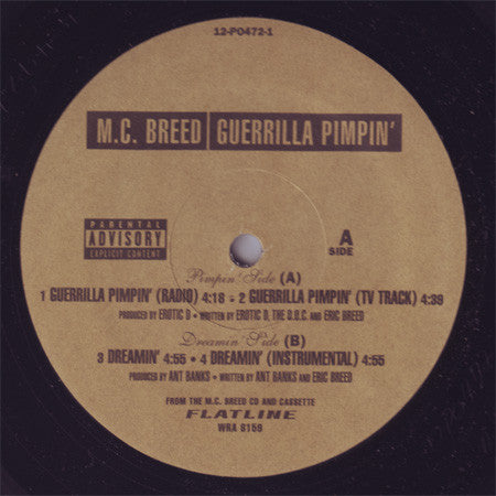 M.C. Breed* : Guerrilla Pimpin' / Dreamin' (12")