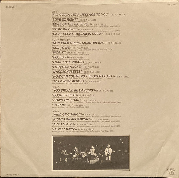 Bee Gees : Here At Last...Bee Gees...Live (2xLP, Album, Ter)