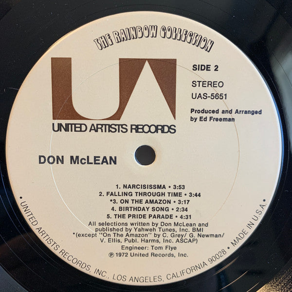 Don McLean : Don McLean (LP, Album, San)