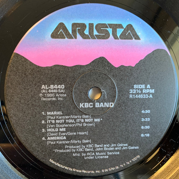 KBC Band (2) : KBC Band (LP, Album, Club, RCA)