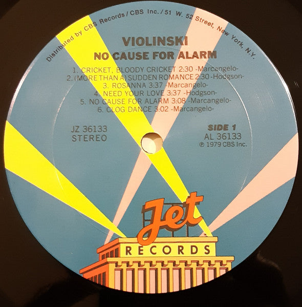 Violinski : No Cause For Alarm (LP, Album)