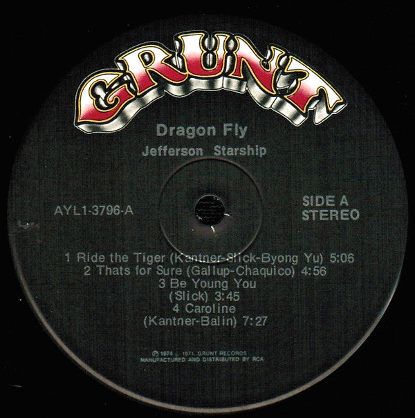 Jefferson Starship : Dragon Fly (LP, Album, RE, Ind)