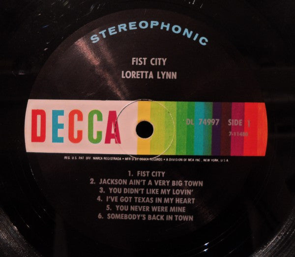 Loretta Lynn : Fist City (LP, Album, Pin)