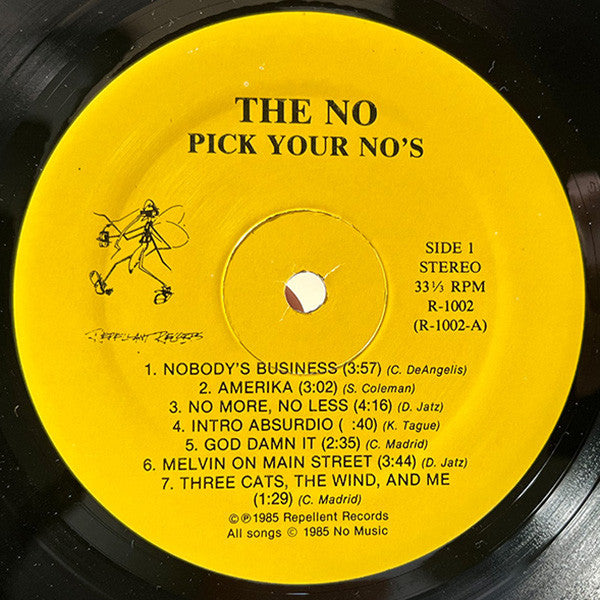 The No (3) : Pick Your No's (12", Album)