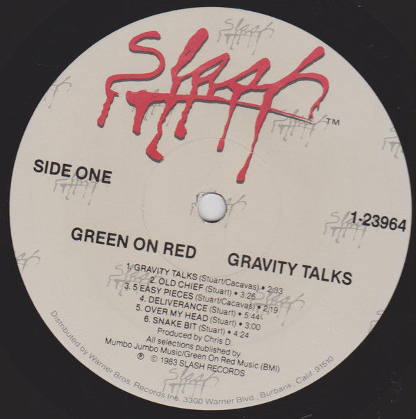 Green On Red : Gravity Talks (LP, Album)