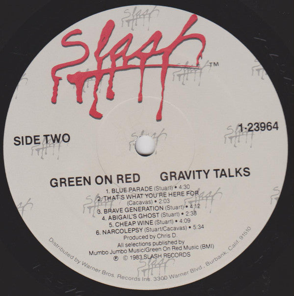 Green On Red : Gravity Talks (LP, Album)