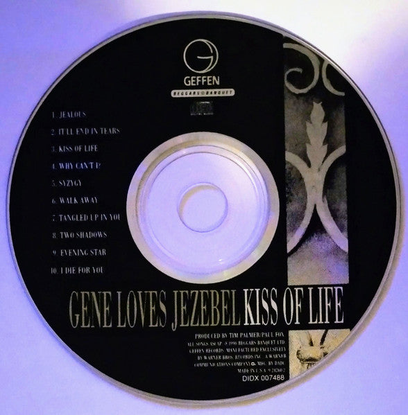Gene Loves Jezebel : Kiss Of Life (CD, Album, DAD)