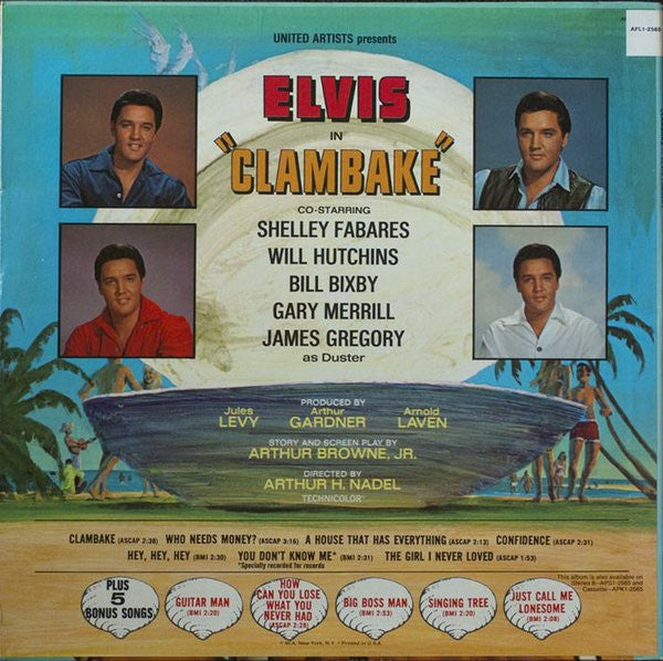 Elvis* : Clambake (LP, Album, RE)