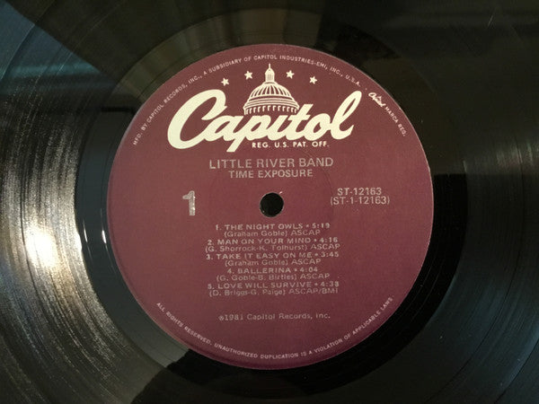 Little River Band : Time Exposure (LP, Album, Jac)