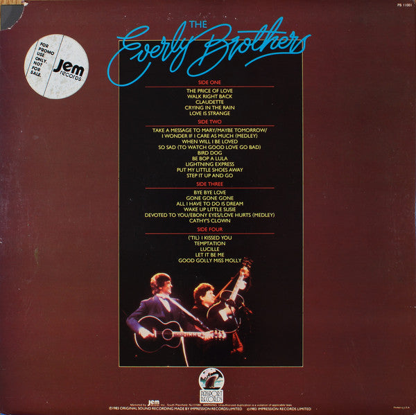 The Everly Brothers* : Reunion Concert (2xLP, Album, Hub)