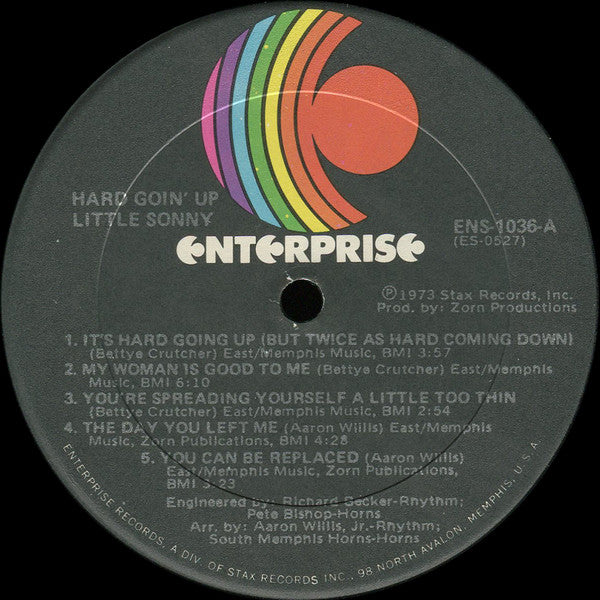 Little Sonny : Hard Goin' Up (LP, Album)