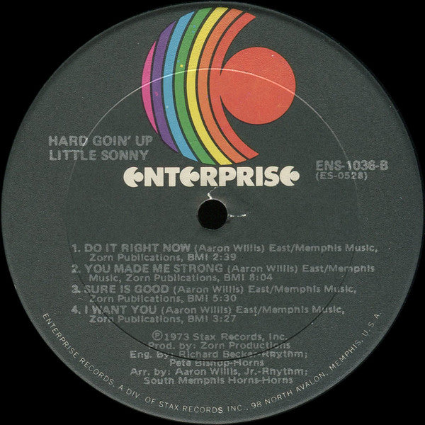 Little Sonny : Hard Goin' Up (LP, Album)