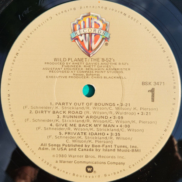 The B-52's : Wild  Planet (LP, Album, RP, Jac)
