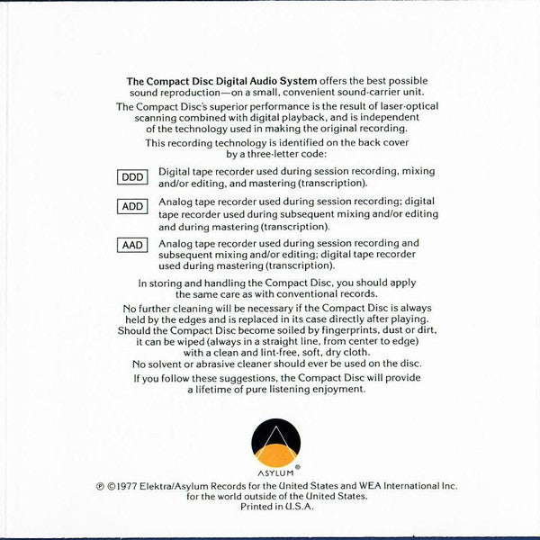 Jackson Browne : Running On Empty (CD, Album, Club, RE, SRC)