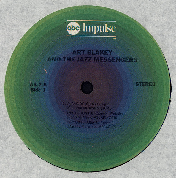 Art Blakey & The Jazz Messengers : Art Blakey! Jazz Messengers! (LP, Album, RP)