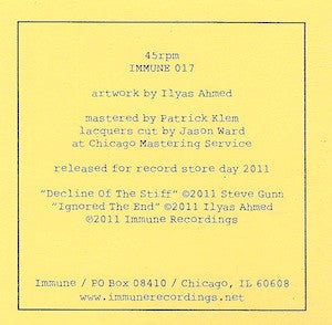 Steve Gunn / Ilyas Ahmed : Split (7", Ltd, Cle)