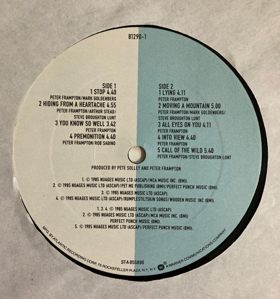 Peter Frampton : Premonition (LP, Album)