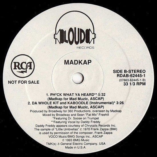 Madkap* : Da Whole Kit And Kaboodle (12", Promo)