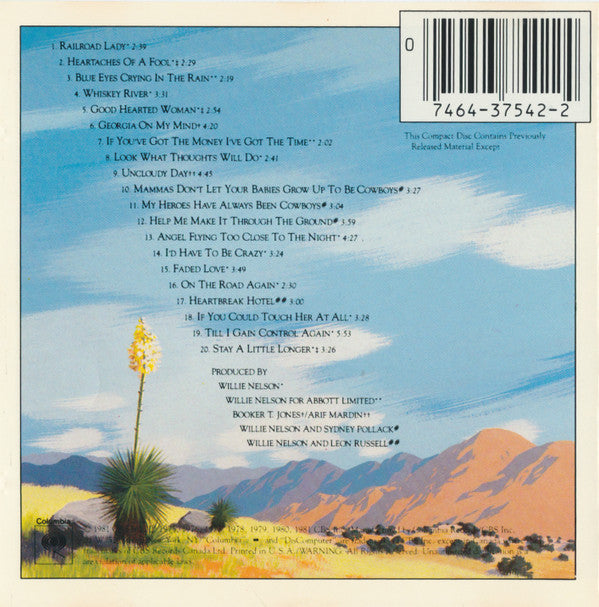Willie Nelson : Greatest Hits (And Some That Will Be) (CD, Comp, RE)