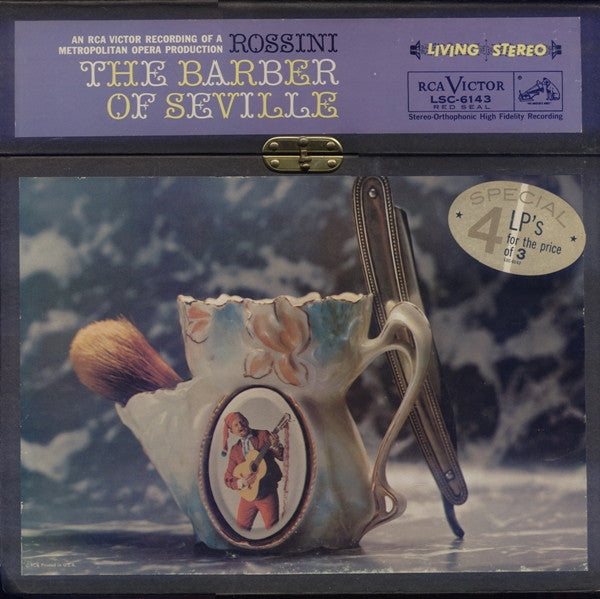Rossini*, Erich Leinsdorf, The Metropolitan Opera And Chorus* : The Barber Of Seville (4xLP + Box)