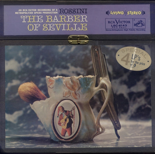 Rossini*, Erich Leinsdorf, The Metropolitan Opera And Chorus* : The Barber Of Seville (4xLP + Box)